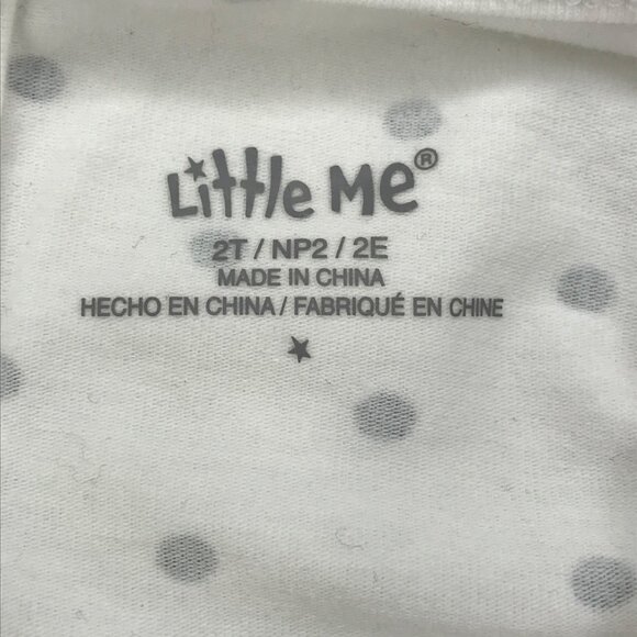 Little Me Girl's Size 2T Dress White Black From a 3 Piece Set New - Picture 5 of 13